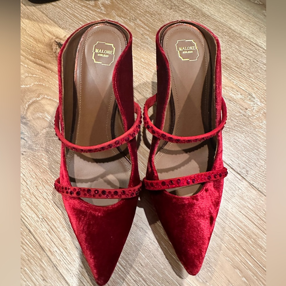 Red Malone Souliers Shoes size 5